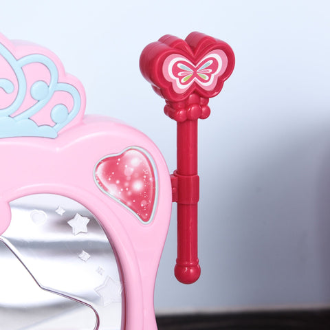 Rootz Kinder Kaptafel 2-Set - Roze, Wit - Pp - 17.32 cm x 11.02 cm x 26.37 cm