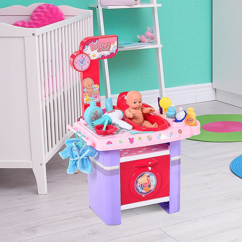 Rootz Puppenpflegestation – Roze – PP, Abs – 20,47 cm x 12 cm x 28,34 cm