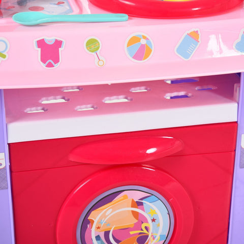 Rootz Doll Care Station - Roze - Pp, Abs - 20,47 cm x 12 cm x 28,34 cm