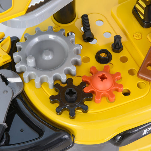 Rootz Kinderwerktafel - Geel, Grijs - Abs, Pp - 25,98 cm x 11,81 cm x 26,77 cm