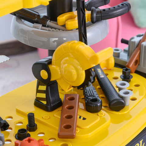 Rootz Kinderwerktafel - Geel, Grijs - Abs, Pp - 25,98 cm x 11,81 cm x 26,77 cm