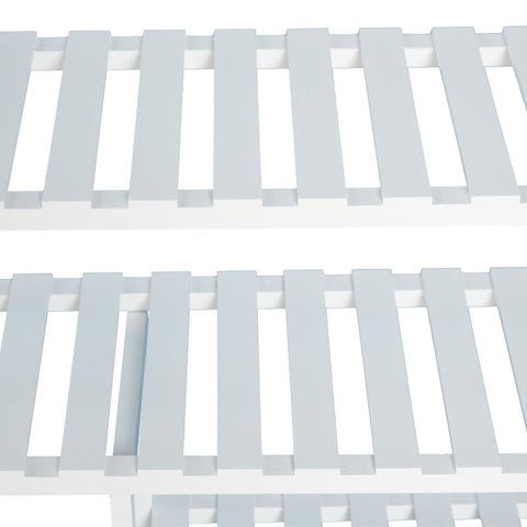 Rootz Schoenenrek - Wit - Engineered Wood, Pinewood - 26,77 cm x 10,23 cm x 30,7 cm