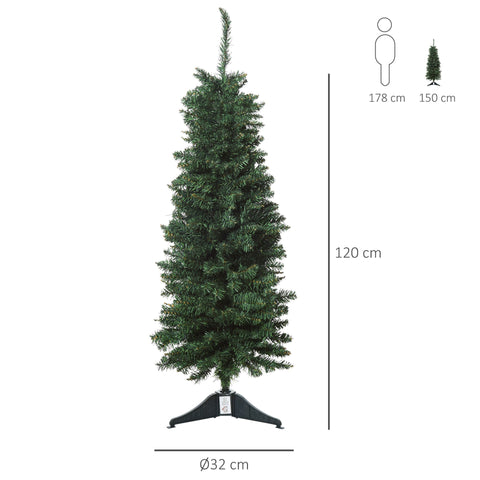 Rootz Artificial Christmas Tree - Green - PVC, Plastic, Metal - 12.59 cm x 12.59 cm x 47.24 cm