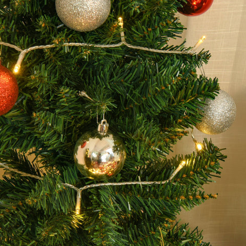 Rootz Artificial Christmas Tree - Green - PVC, Plastic, Metal - 12.59 cm x 12.59 cm x 47.24 cm