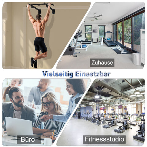 Rootz Optrekstang - Zwart - Staal - 36,81 cm x 25,59 cm x 6,69 cm