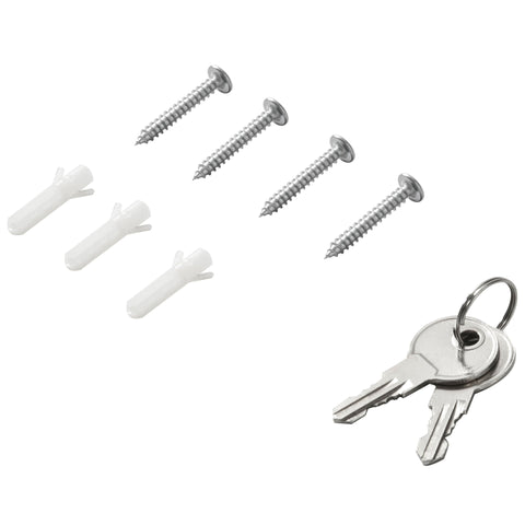 Rootz Medicine Cabinet - Silver - Stainless Steel, Glass - 7.87 cm x 4.72 cm x 22.83 cm