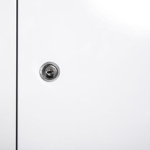 Rootz Medicijnkastje - Wit - Staal - 15,74 cm x 7,08 cm x 23,62 cm