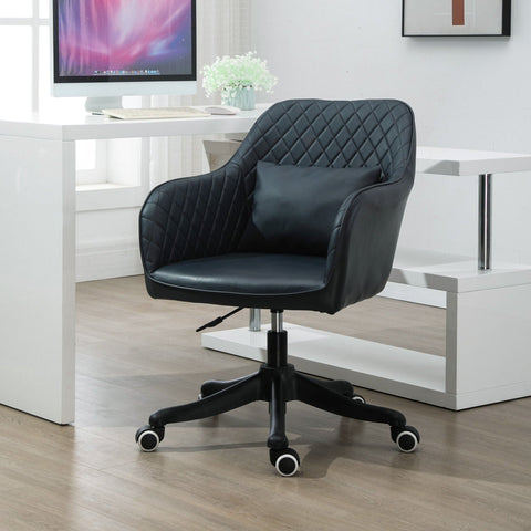 Rootz Massage Office Chair - Gray - Leather, Foam, Nylon - 21.65 cm x 25.59 cm x 31.1 cm