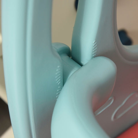 Rootz 3-in-1 glijspeelgoed voor kinderen - wit, blauw, grijs - HDPE - 86,61 cm x 62,99 cm x 47,24 cm