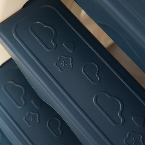 Rootz 3-in-1 glijspeelgoed voor kinderen - wit, blauw, grijs - HDPE - 86,61 cm x 62,99 cm x 47,24 cm