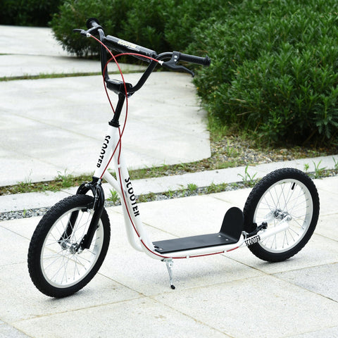 Rootz City Scooter - Wit - Staal, Aluminium, Rubber - 54,72 cm x 22,83 cm x 35,43 cm