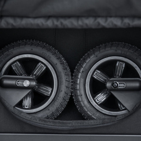 Rootz 3 in 1 Children's Trailer Jogger - White, Black - Aluminium, Oxford, Rubber - 59.05 cm x 33.46 cm x 42.12 cm