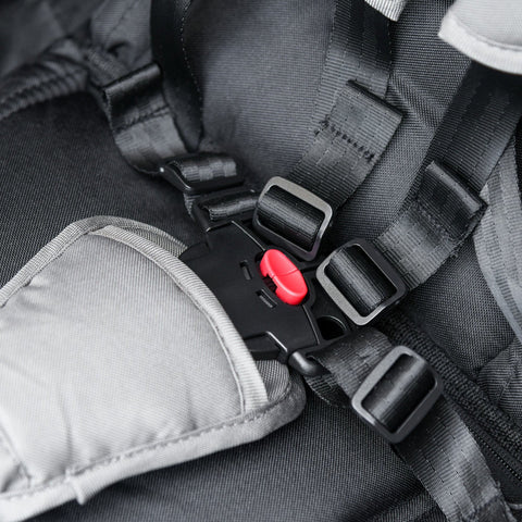 Rootz 3 in 1 Children's Trailer Jogger - Red, Black - Aluminium, Oxford, Rubber - 59.05 cm x 33.46 cm x 42.12 cm