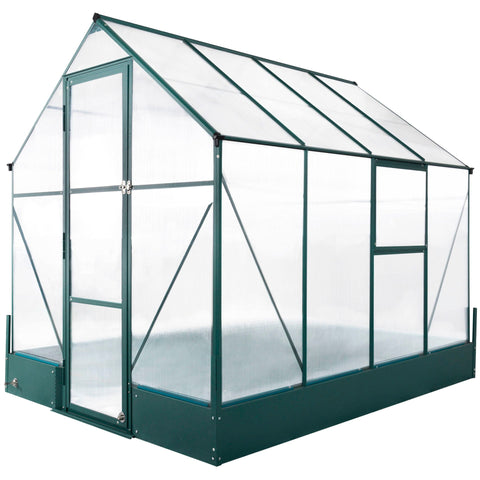 Rootz Greenhouse For - Transparant, Groen - Pc, Aluminium - 98,42 cm x 74,8 cm x 86,22 cm