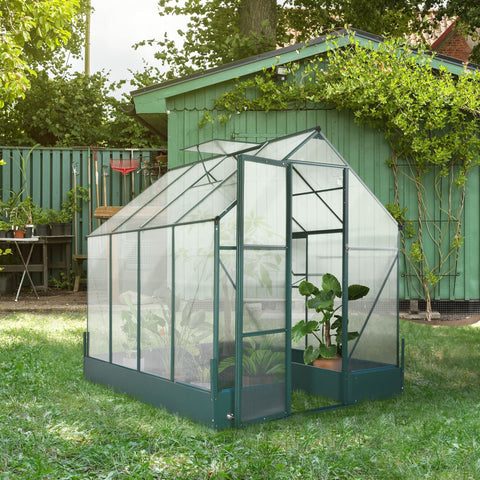 Rootz Greenhouse For - Transparant, Groen - Pc, Aluminium - 98,42 cm x 74,8 cm x 86,22 cm