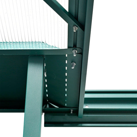 Rootz Greenhouse For - Transparant, Groen - Pc, Aluminium - 98,42 cm x 74,8 cm x 86,22 cm