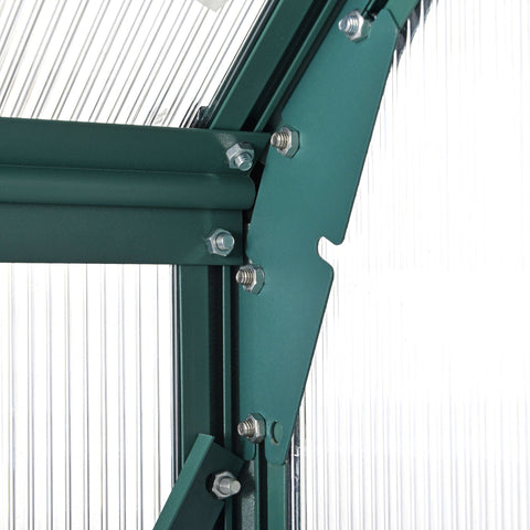 Rootz Greenhouse For - Transparant, Groen - Pc, Aluminium - 98,42 cm x 74,8 cm x 86,22 cm