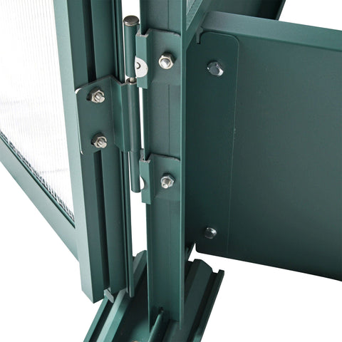 Rootz Greenhouse For - Transparant, Groen - Pc, Aluminium - 98,42 cm x 74,8 cm x 86,22 cm