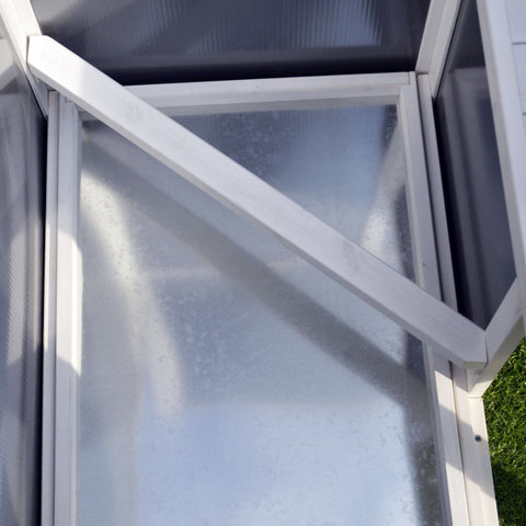 Rootz Hühnerstall – Grau, Weiß – Fichte – 62,99 cm x 29,52 cm x 31,49 cm