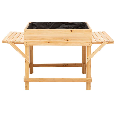 Rootz Hochbeet – Braun – Fichte, Stoff – 51,18 cm x 29,52 cm x 29,52 cm