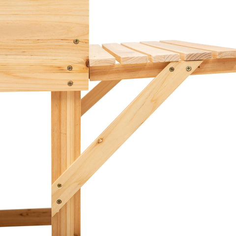 Rootz Hochbeet – Braun – Fichte, Stoff – 51,18 cm x 29,52 cm x 29,52 cm