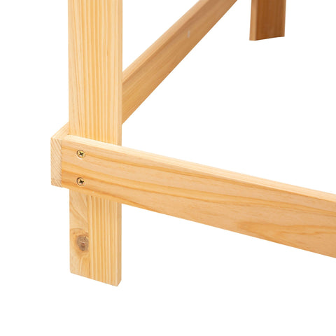 Rootz Hochbeet – Braun – Fichte, Stoff – 51,18 cm x 29,52 cm x 29,52 cm