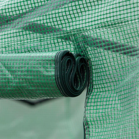 Rootz Gewächshausfolie – Grün – Stahl, PP – 94,48 cm x 70,86 cm x 94,48 cm