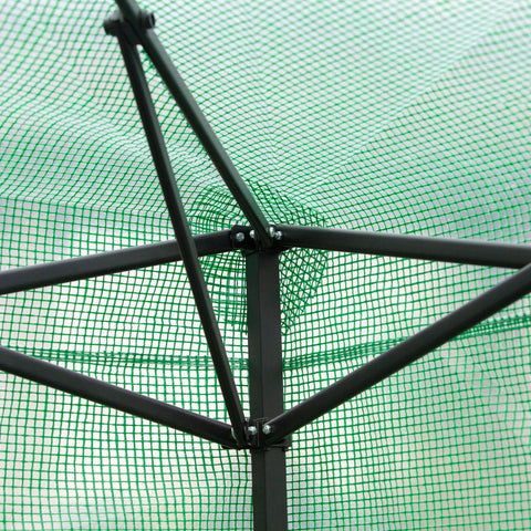 Rootz Gewächshausfolie – Grün – Stahl, PP – 94,48 cm x 70,86 cm x 94,48 cm