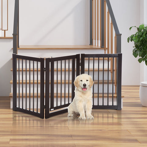 Rootz Barrier Grid For Dogs - Brown - Engineered Wood - 61.02cm x 0.59cm x 29.92cm