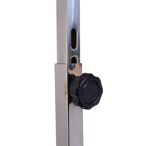 Rootz Changing Table - Black, White - Metal, Stainless Steel, Rubber - 31.88 cm x 18.89 cm x 31.49 cm