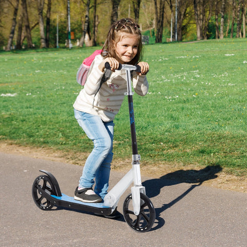 Rootz Scooter Kinder – Weiß – Aluminium, Kunststoff – 33,07 cm x 13,38 cm x 37,79 cm