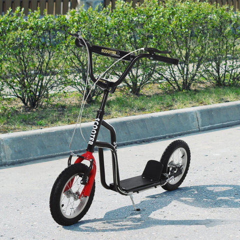 Rootz Scooter für Kinder – Schwarz – Stahl, Aluminium, Gummi – 47,24 cm x 22,83 cm x 31,49 cm