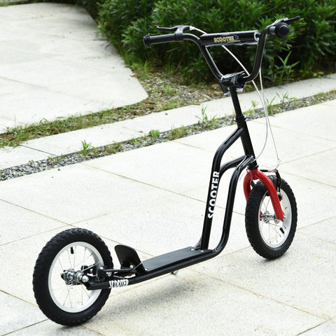 Rootz Scooter für Kinder – Schwarz – Stahl, Aluminium, Gummi – 47,24 cm x 22,83 cm x 31,49 cm