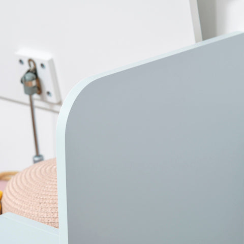 Rootz Child Seat Bench - Blue - Manufactured Wood - 23.62 cm x 11.81 cm x 19.68 cm