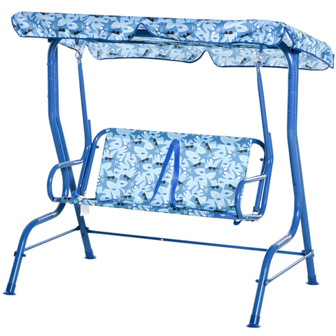 Rootz Kinderschaukelspielplatz – Blau – Metall, Polyester – 43,3 cm x 27,55 cm x 43,3 cm