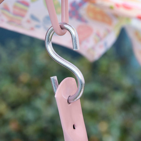 Rootz Kinderschaukelspielplatz – Rosa – Metall, Polyester – 43,3 cm x 27,55 cm x 43,3 cm