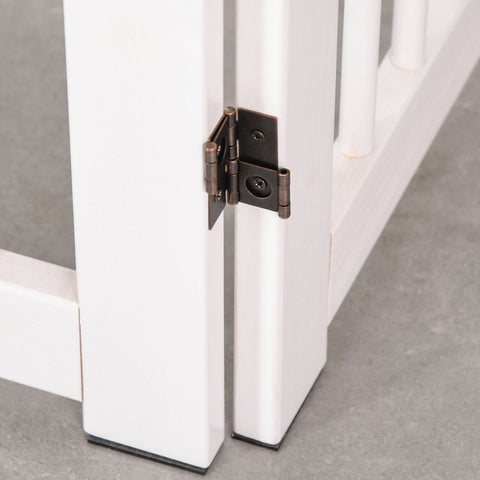 Rootz Hondenhekje - Wit - Dennenhout - 86,61 cm x 14,17 cm x 35,82 cm