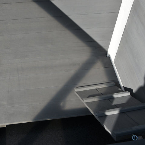 Rootz Rabbit Hutch Double Decker - Gray - Spruce Wood, Glass, Abs - 36.02cm x 20.98cm x 28.74cm