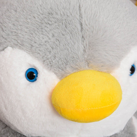 Rootz Plush High Chair - Grijs, Blauw - Polyester, Synthetische Wol - 23,22 cm x 19,68 cm x 23,22 cm