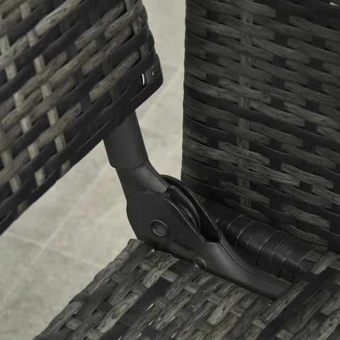 Rootz Lounge Sofa 2-Zits - Grijs - Pe, Metaal, Polyester - cm x 50,59 cm x 36,61 cm