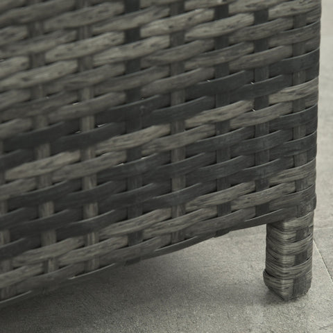 Rootz Lounge Sofa 2-Zits - Grijs - Pe, Metaal, Polyester - cm x 50,59 cm x 36,61 cm