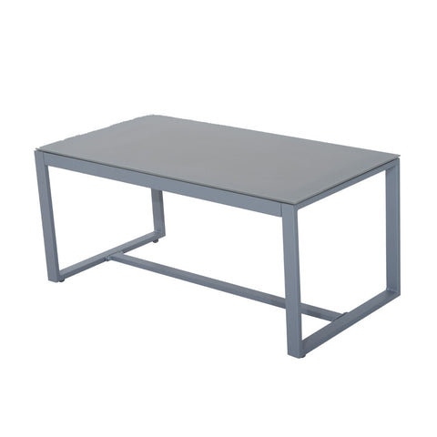 Rootz 4-part. Garden furniture set - Gray - Metal, Pe Rattan, Polyester - cm x 44.09 cm x 29.92 cm