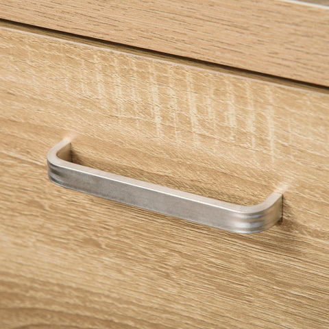 Rootz Bedside table with 2 drawers - Natural - Chipboard - 18.89 cm x 15.35 cm x 20.47 cm