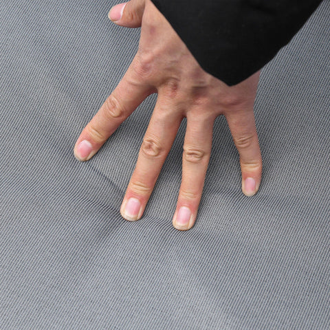 Rootz Polyrattan Garden Dining Set - Gray - Metal, Pe Rattan, Polyester - 48.81 cm x 27.55 cm x 34.64 cm