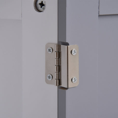 Rootz Vanity Unit - White, Gray - Manufactured Wood - 23.62 cm x 11.81 cm x 23.62 cm