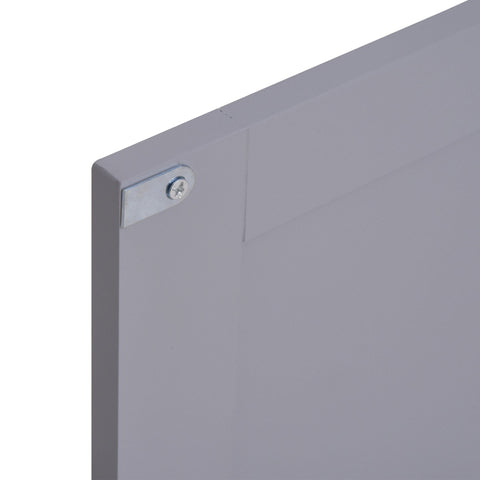 Rootz Vanity Unit - White, Gray - Manufactured Wood - 23.62 cm x 11.81 cm x 23.62 cm