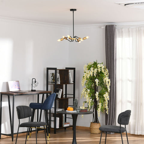 Rootz Kroonluchter Hanglamp - Zwart, Goud - Metaal - cm x cm x 47,24 cm