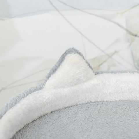 Rootz Krabpaal - Grijs - Chipboarad, Jute - 23.62 cm x 15.74 cm x 39.3701 cm