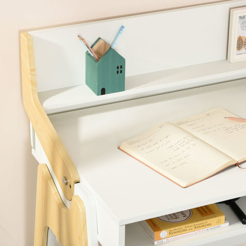 Rootz Computertisch – Braun, Weiß – Holzwerkstoff – 38,58 cm x 22,24 cm x 39,56 cm