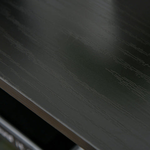 Rootz Schreibtisch mit Regalen – Schwarz, Grau – Stahl, Spanplatte, Glas – cm x 45,27 cm x 35,43 cm